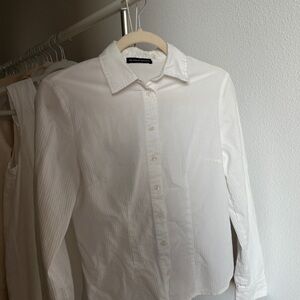 Brandy Melville White Dress Shirt Classic Style